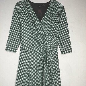 41 Hawthorn Kaylee Faux Wrap Knit Dress Color Green Size medium